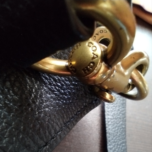 COACH Black Tabby Hobo Crossbody Bag - Picture 9 of 17